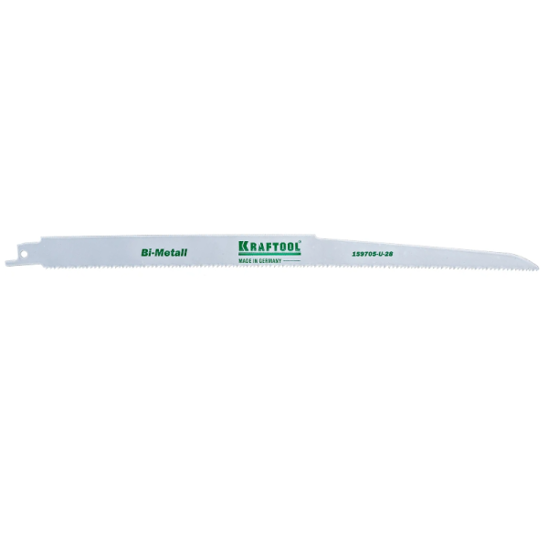 Полотно для сабельной пилы по дереву и металлу S1222VF, Bi-Met, шаг 1,8-2,5 мм. 280 мм, KRAFTOOL Полотно для сабельной пилы по дереву и металлу S1222VF, Bi-Met, шаг 1,8-2,5 мм. 280 мм, KRAFTOOL