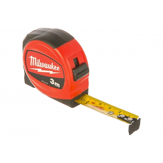 Рулетка 3м, ширина 16мм Milwaukee SLIM 48227703