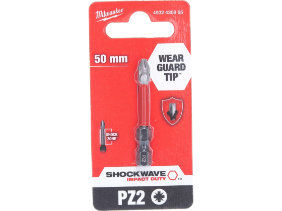 Насадка SHOCKWAVE (PZ2, 50 мм, 1 шт.) Milwaukee