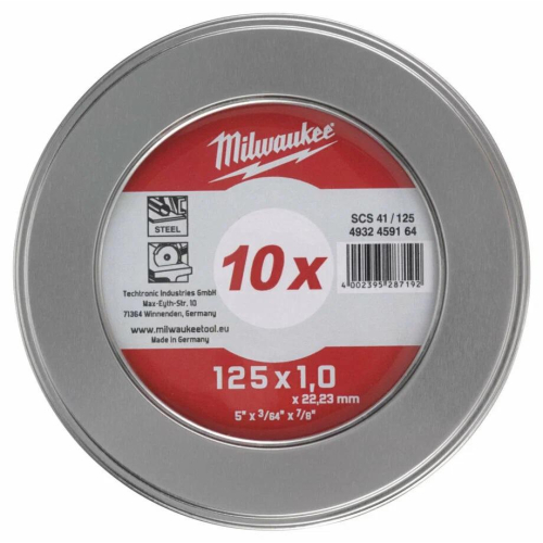 Диск отрезной по металлу SCS 10шт Milwaukee 4932459164 Диск отрезной по металлу/нерж.PRO+ SCS MILWAUKEE 4932451489