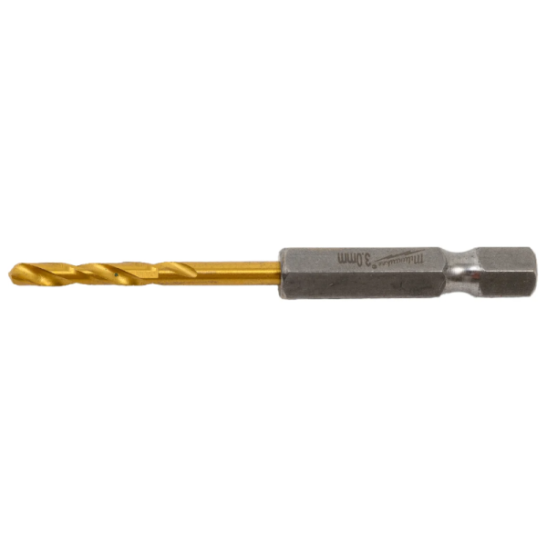 Сверло по металлу RedHEX HSS-G TiN 3х65 мм., 1 шт, Milwaukee Сверло по металлу RedHEX HSS-G TiN 3х65 мм., 1 шт, Milwaukee