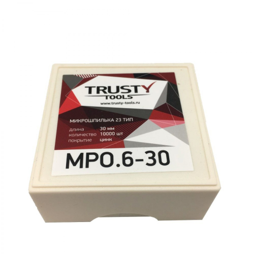 Микрошпилька 23 тип МРО.6-30, (уп. 10000 шт), Trusty Микрошпилька 23 тип МРО.6-30, (уп. 10000 шт), Trusty