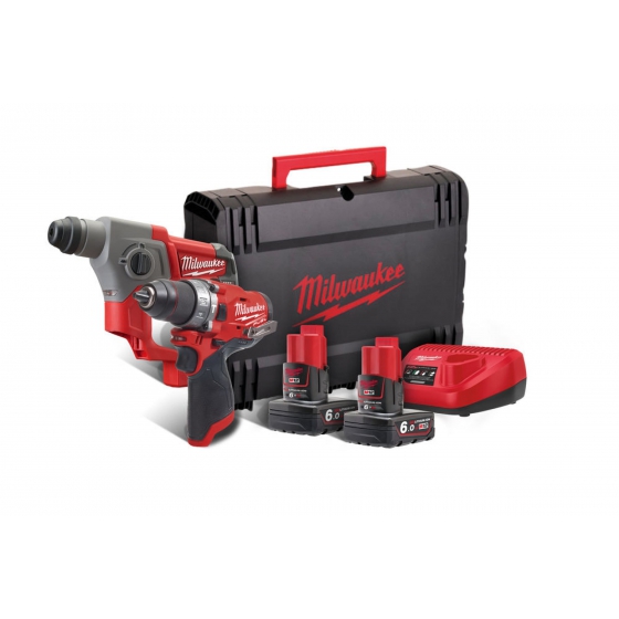 Набор инструментов Milwaukee M12 FPP2B-602X Набор инструментов Milwaukee M12 FPP2B-602X