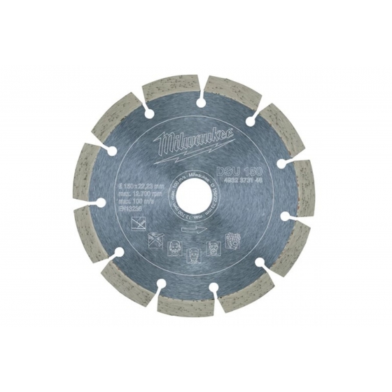 Диск алмазный DSU 150 Milwaukee Диск алмазный DSU 150 Milwaukee