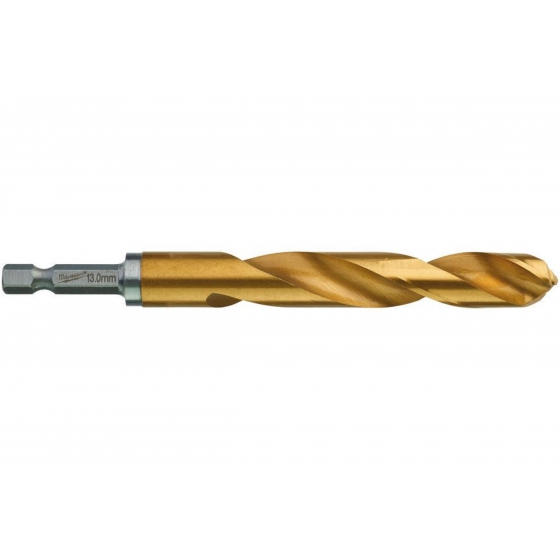 Сверло по металлу RedHEX HSS-G TiN Milwaukee Сверло по металлу RedHEX HSS-G TiN (13х85х130 мм) Milwaukee 48894729