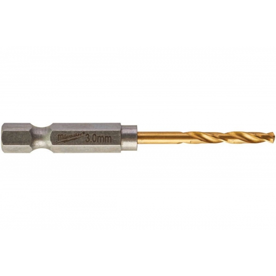Сверло по металлу RedHEX HSS-G TiN (2 шт; 3х23х65 мм) Milwaukee 48894763