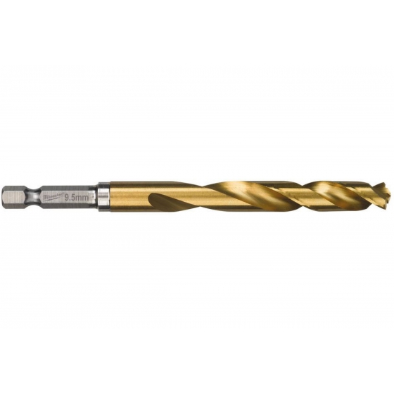 Сверло по металлу RedHEX HSS-G TiN (9.5х74х118 мм) Milwaukee 48894722