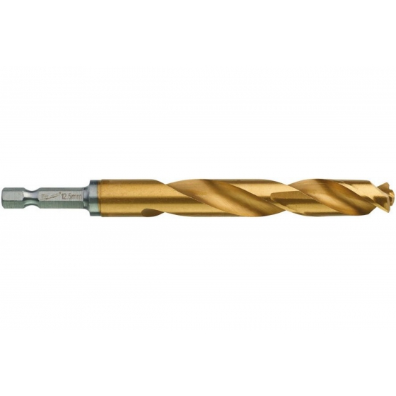 Сверло по металлу RedHEX HSS-G TiN (12.5х83х128 мм) Milwaukee 48894728