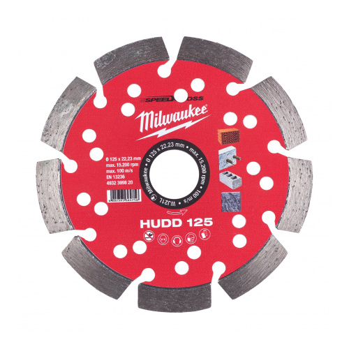 Алмазный диск HUDD 125 мм Milwaukee 4932399820 Алмазный диск HUDD 125 мм Milwaukee 4932399820