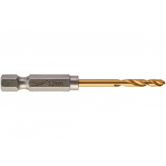 Сверло по металлу RedHEX HSS-G TiN Milwaukee Сверло по металлу RedHEX HSS-G TiN (2 шт; 3.2х23х66.5 мм) Milwaukee 48894706