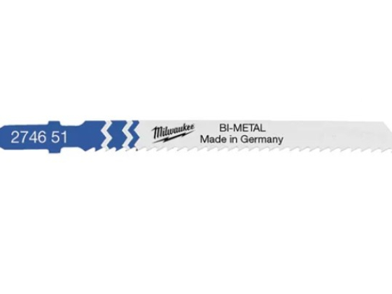 Полотна для лобзика T101A (Bi-Metal, 75 мм, шаг 2.5 мм, 5 шт.) Milwaukee