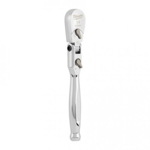Трещотка шарнирная со шпинделем Drive Flex Head Ratchet 1/4, 140 мм, Milwaukee Трещотка шарнирная со шпинделем Drive Flex Head Ratchet 1/4, 140 мм, Milwaukee