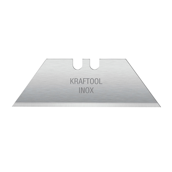 Лезвие INOX А24 трапециевидное, (уп. 10 шт), KRAFTOOL