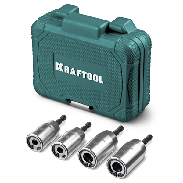 Набор шпильковертов ударных STUD DRIVER M6, M8, M10, M12, (4 шт.), KRAFTOOL Набор шпильковертов ударных STUD DRIVER M6, M8, M10, M12, (4 шт.), KRAFTOOL