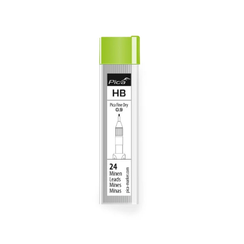 Комплект грифелей для карандаша Pica FINT Dry HB (уп. 24 шт), Pica-Marker