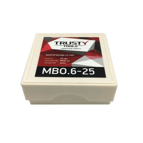 Микрогвоздь 23 тип МBО.6-25, (уп. 9600 шт), Trusty Микрогвоздь 23 тип МBО.6-25, (уп. 9600 шт), Trusty