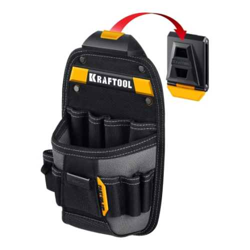 Сумка поясная FastClip, 11 карманов и петель KRAFTOOL KP-11 38777 Сумка поясная FastClip, 11 карманов и петель KRAFTOOL KP-11 38777