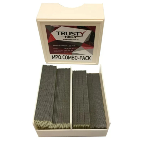 Микрошпилька 23 тип COMBO-PACK, (уп. 10000 шт), Trusty