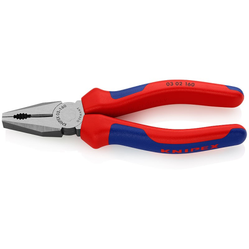 Плоскогубцы комбинированные 160 мм. фосфатированные, Knipex KN-0302160