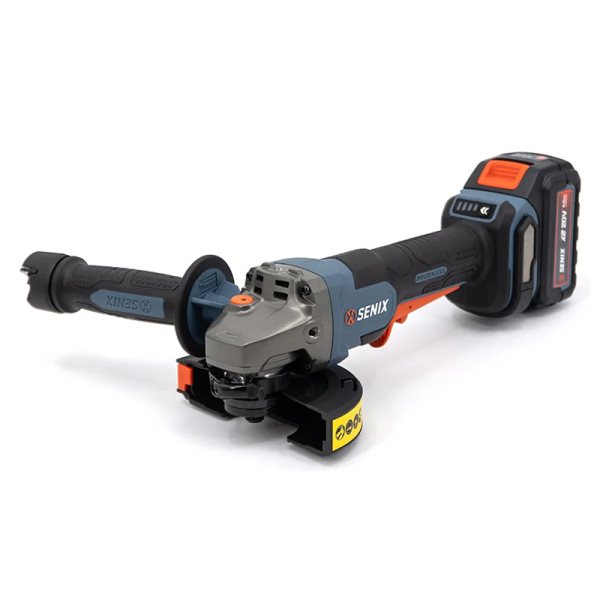 УШМ аккум. PAX2-M2-EU X2 20 В., 125 мм., 1АКБ, ЗУ, кейс, SENIX (подходят аккум-ры Bosch, Makita, DeWalt через переходник)