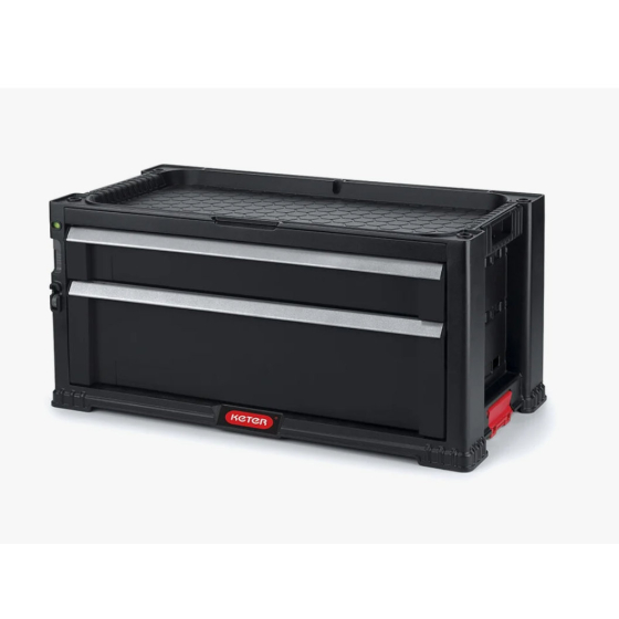 Ящик с 2 выдвижными ящиками 2 DRAWERS TOOL CHEST, Keter Ящик с 2 выдвижными ящиками 2 DRAWERS TOOL CHEST, Keter