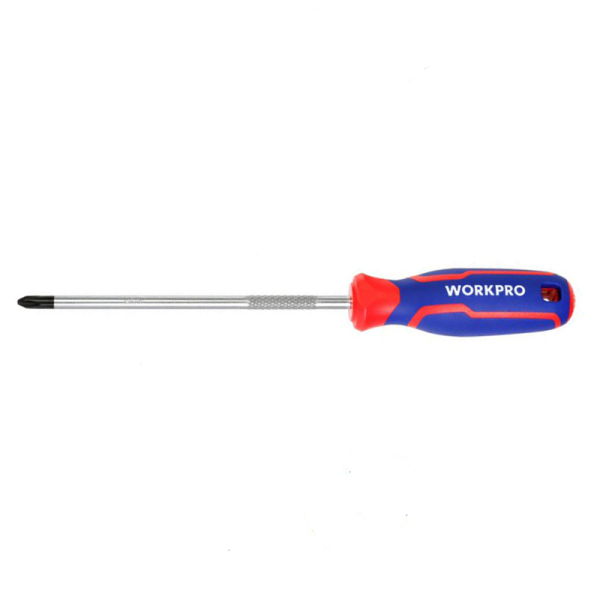 Магнитная отвертка крестовая 2К PH3x150 мм. CR-V, WORKPRO
