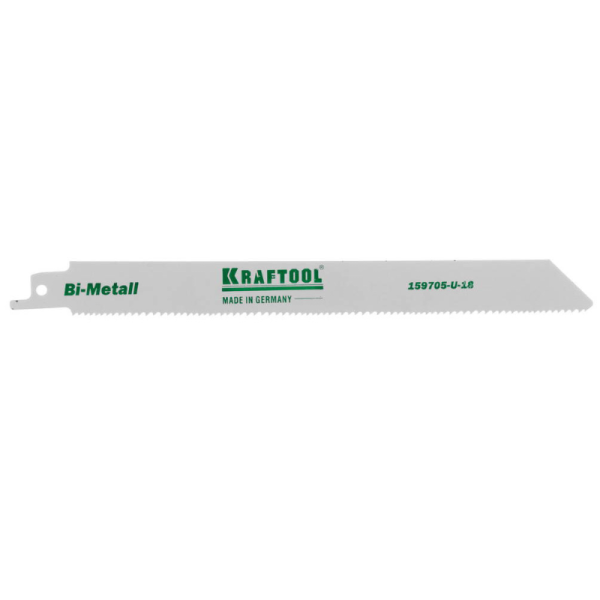 Полотно для сабельной пилы по дереву и металлу S1122VF, Bi-Met, шаг 1,8-2,5 мм. 180 мм, KRAFTOOL