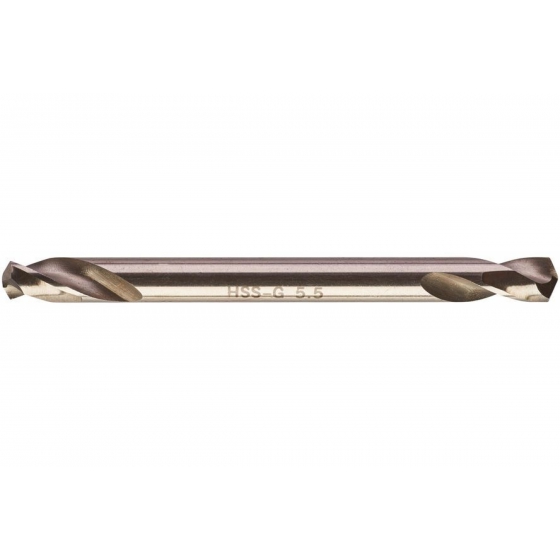 Сверло по металлу двухстороннее HSS-G DIN1412 (10 шт; 5.5х19х66 мм) Milwaukee