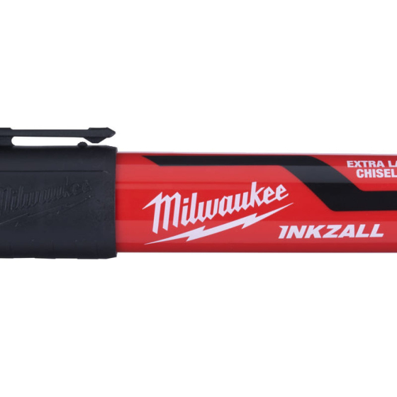 Супер-большой XL черный Milwaukee маркер для стройплощадки INKZALL Супер-большой XL черный Milwaukee маркер для стройплощадки INKZALL
