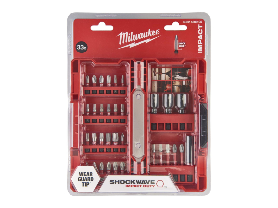 Набор бит SHOCKWAVE PH, PZ, T(TX) Milwaukee Набор бит SHOCKWAVE 33 шт. Milwaukee