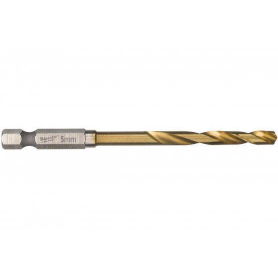 Сверло по металлу RedHEX HSS-G TiN Milwaukee Сверло по металлу RedHEX HSS-G TiN (5х46х93 мм) Milwaukee 48894712