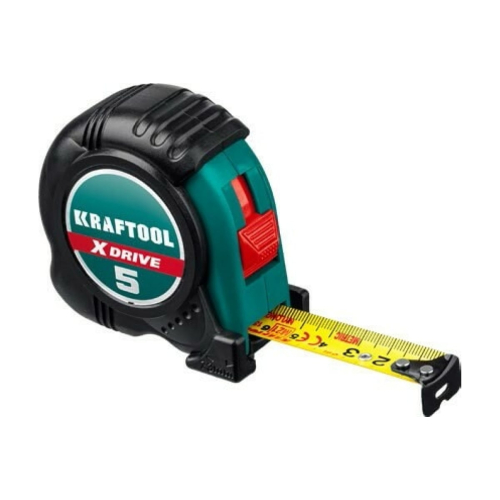 Рулетка X-Drive 5м х 19мм, (34122-05-19) KRAFTOOL Рулетка X-Drive 5м х 19мм, (34122-05-19) KRAFTOOL