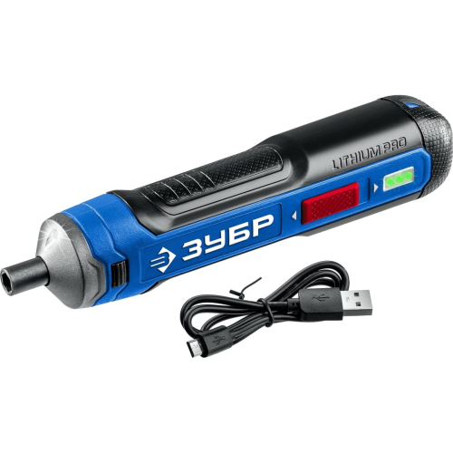 Отвертка аккумуляторная ZUBR GO 4 Vmax, 4 В. 1.5 Ач. Li-Ion, ЗУБР Мастер Отвертка аккумуляторная ZUBR GO 4 Vmax, 4 В. 1.5 Ач. Li-Ion, ЗУБР Мастер
