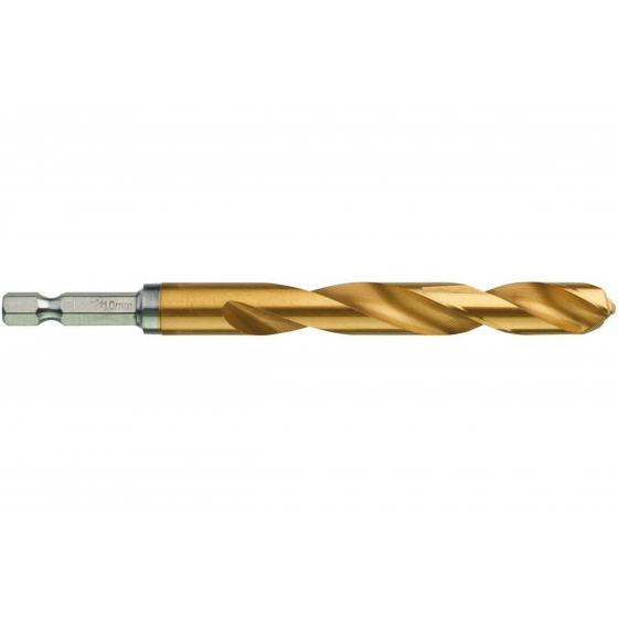 Сверло по металлу RedHEX HSS-G TiN Milwaukee Сверло по металлу RedHEX HSS-G TiN (11х81х125 мм) Milwaukee 48894725