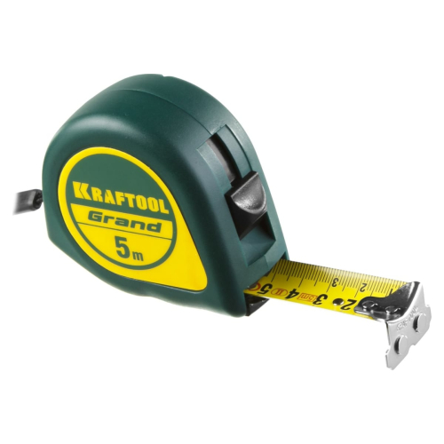 Рулетка Grand 5м х 25 мм, (34022-05-25), KRAFTOOL