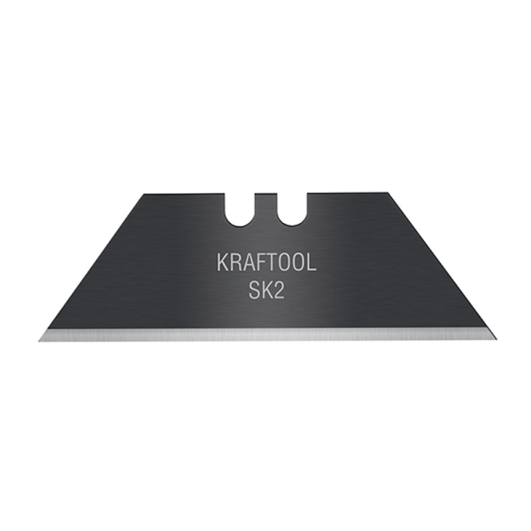 Лезвие BLACKMAX А24 трапециевидное, (уп. 10 шт), KRAFTOOL Лезвие BLACKMAX А24 трапециевидное, (уп. 10 шт), KRAFTOOL
