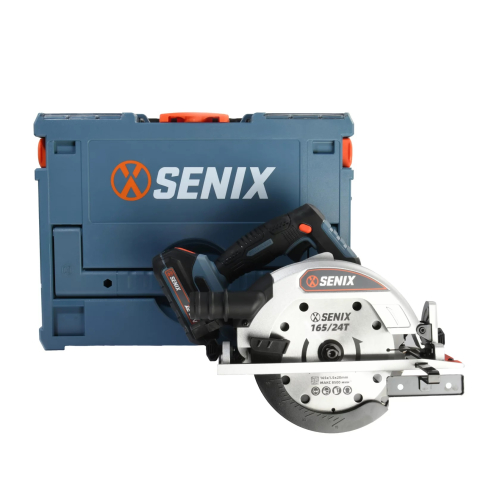 Пила циркулярная аккумуляторная PSCX2-M5-EU SET, АКБ 4 Ач. ЗУ, SENIX
