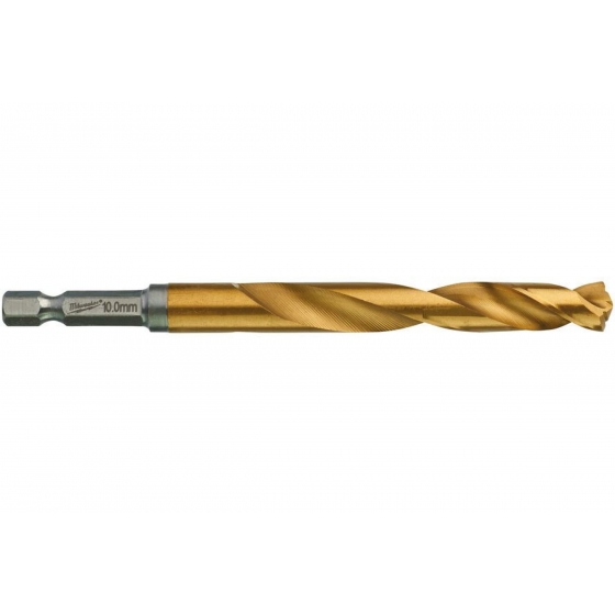 Сверло по металлу RedHEX HSS-G TiN Milwaukee Сверло по металлу RedHEX HSS-G TiN (10х76х120 мм) Milwaukee 48894723