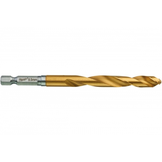 Сверло по металлу RedHEX HSS-G TiN Milwaukee Сверло по металлу RedHEX HSS-G TiN (8.5х70х114 мм) Milwaukee 48894720
