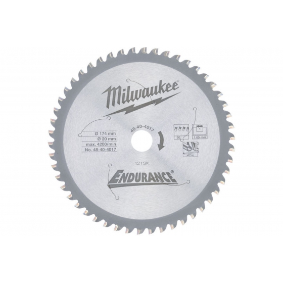Диск пильный по металлу Milwaukee 48404017 Диск пильный по металлу Milwaukee 48404017