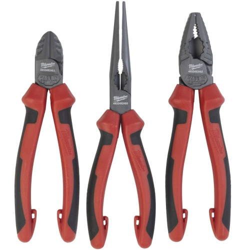 Набор инструмента шарнирно-губцевого PC PLIER SET, (3 шт), Milwaukee