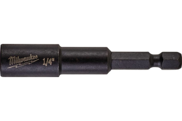 Насадка торцевая ShW 1/4 Магнитная торцевая насадка Milwaukee Shockwave 1/4 x 65 мм