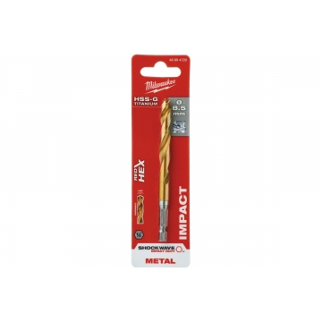 Сверло по металлу RedHEX HSS-G TiN Milwaukee Сверло по металлу RedHEX HSS-G TiN (8.5х70х114 мм) Milwaukee 48894720