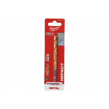 Сверло по металлу RedHEX HSS-G TiN Milwaukee Сверло по металлу RedHEX HSS-G TiN Milwaukee