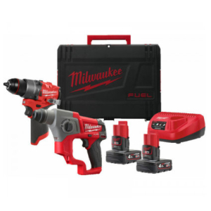 Набор инструментов M12 FPP2G2-402X: M12 FPD2; M12 CH; 2 x M12 B4, З/У C12 C, Milwaukee