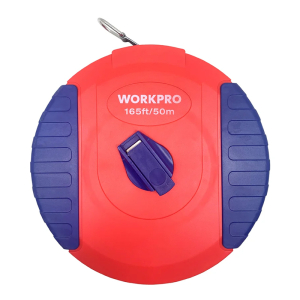 Лента измерительная 50 м. стекловолокно, WORKPRO