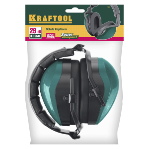 Наушники защитные со складным мягким оголовьем PROFI, защита до 109 дБ, KRAFTOOL