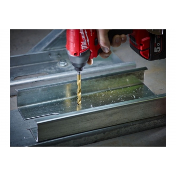 Сверло по металлу RedHEX HSS-G TiN Milwaukee 48894711 Сверло по металлу RedHEX HSS-G TiN (4.8х29х78 мм) Milwaukee 48894711