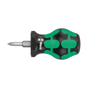 Отвёртка крестовая короткая 350 РН Stubby 2x25 мм, WERA