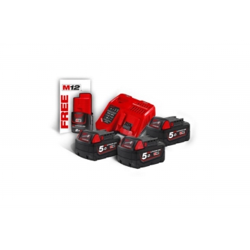 Энергокомплект M18 NRG-503 (18 В; 5.0 Ач; Li-Ion) Milwaukee